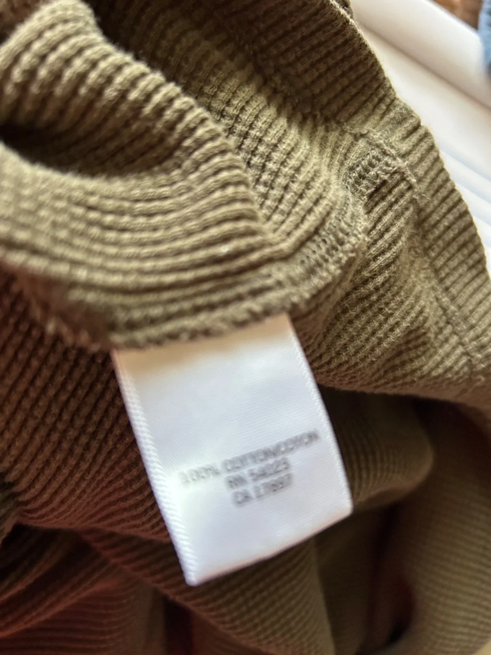 BANANA REPUBLIC MOSS GREEN MAN'S LARGE 100% COTTON HOODIE